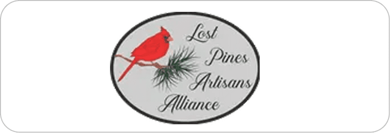 Lost Pines Artisans Alliance logo with cardinal.