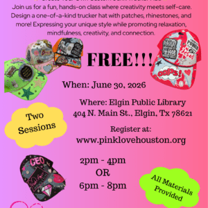 Elgin Junk Hat Creative Wellness Experience - 2pm