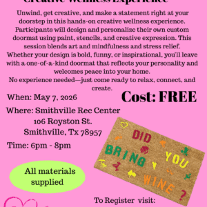 DIY Doormat Creative Wellness Experience